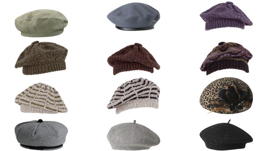 шапки 2011-2012 модные женские шапки 2012